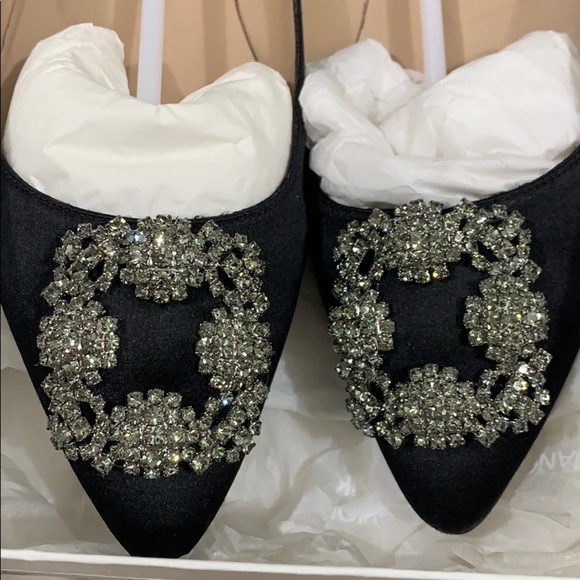 ❤️Authentic Manolo Blahnik Hangisi Flats Size 8❤️ - Picture 9 of 17